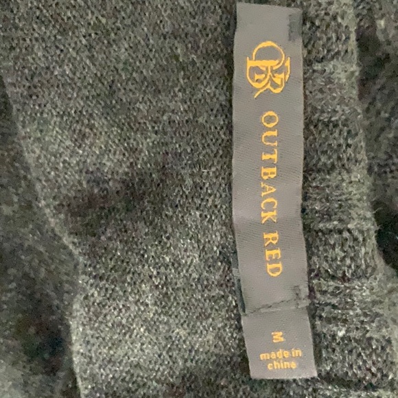 Outback Red Sweater in charcoal, Medium - Picture 2 of 3